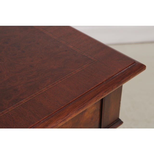 Councill Business Large Walnut Executive Office Desk For Sale - Image 13 of 18
