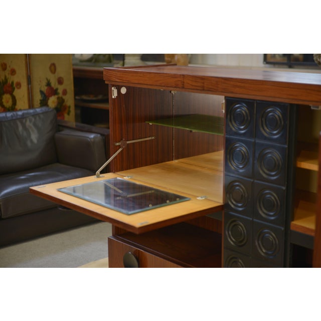 Vintage Brutalist Bar Cabinet by De Coene, 1970s For Sale - Image 11 of 13