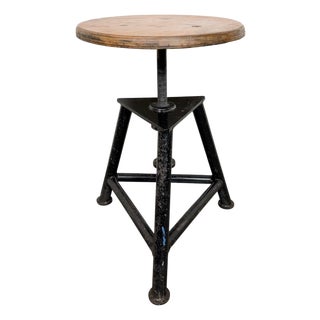 Industrial Workshop Swivel Stool, 1960s For Sale