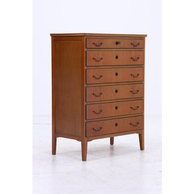 Mid-Century Teak Chest of Drawers, 1960s For Sale - Image 9 of 11