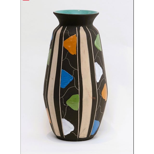 Mid-Century Modern Valencia Vase by Bodo Mans for Bay Keramik, West Germany, 1960s For Sale - Image 3 of 7