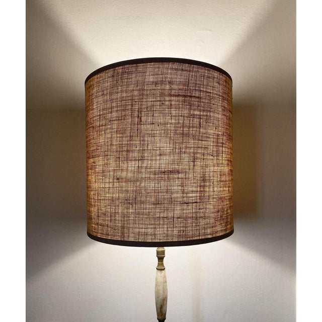 Floor Lamp in Green Alabaster, 1950s For Sale - Image 13 of 16