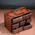 Vintage Chinese Rosewood 7-Drawer Miniature Treasure Cabinet / Jewelry Chest For Sale In Los Angeles - Image 6 of 9