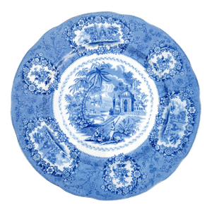 Antique Ridgway “Oriental” Blue & White English Transferware Plate