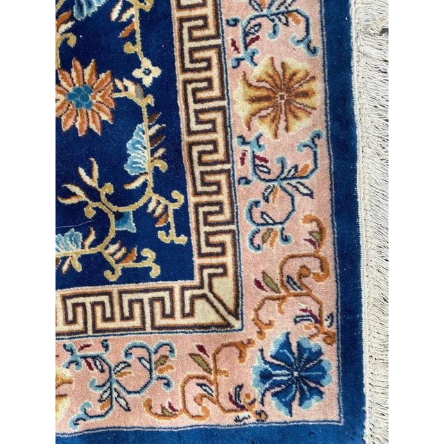 Textile Vintage Hereke Chinese Design Rug For Sale - Image 7 of 18