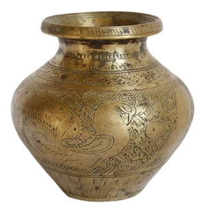 Vintage Bronze Nepal Ritual Vase