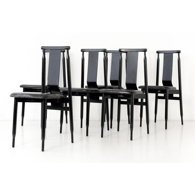 Lierna Chairs by Pier Giacomo and Achile Castiglioni for Gavina, Italy, 1958, Set of 6 For Sale - Image 12 of 12