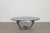 Metal Vintage Coffee Table in Aluminum and Smoked Glass by Knut Hesterberg for Ronald Schmitt, 1970s For Sale - Image 7 of 8