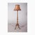 English Gilded Wooden Floor Lamp with Fabric Lampshade, 1890 For Sale - Image 11 of 11