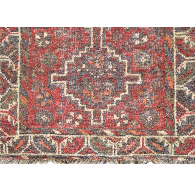 Textile Vintage Mid Century Shiraz Rug For Sale - Image 7 of 12
