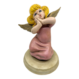 1960’s Vintage Atlantic Mold Christmas Angel Music Box