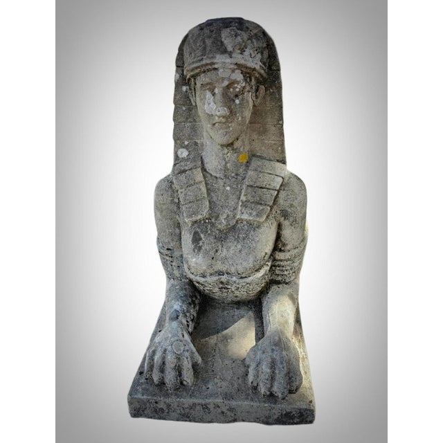 Art Deco Italian Sphinxes, 1920, Set of 2 For Sale - Image 6 of 14