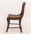 Brown Victorian Mahogany Side Chair, Carved Floral Crest and Caned Seat For Sale - Image 8 of 9