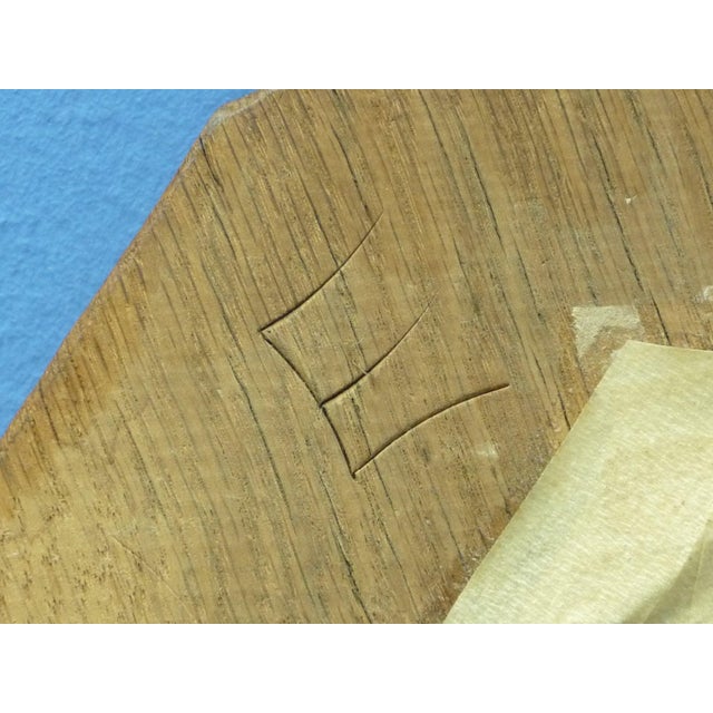 Anthroposophical Oak Picture Frame, 1920s For Sale - Image 10 of 11