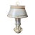 1950s MCM Tole Bouillotte Candlestick Lamp For Sale