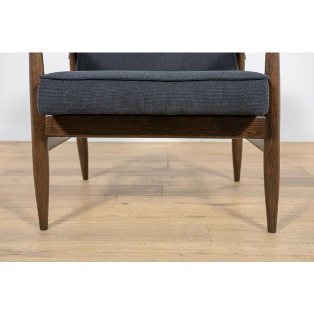 1960s Mid-Century Modern GFM-87 Armchairs by Juliusz Kedziorek for Gościcińskie Furniture, Poland, 1960s, Set of 2 For Sale - Image 5 of 18