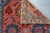 1880s Antique Geometric Salmon Red Blue Hand-Knotted Wool Pile Rug - 2’11” X 4’8” For Sale In Los Angeles - Image 6 of 8