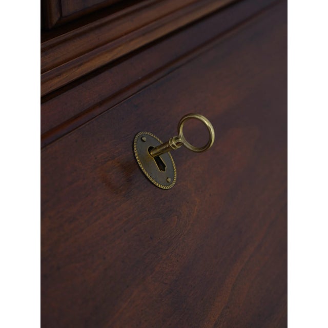 Henkel Harris Cherry Hancock Secretary Desk For Sale - Image 11 of 18