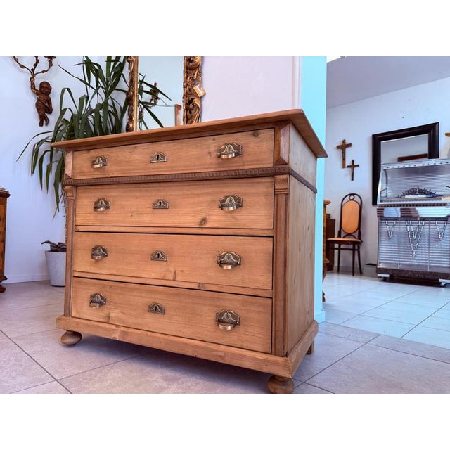 1920s Art Nouveau Chest of Drawers, 1920s For Sale - Image 5 of 14