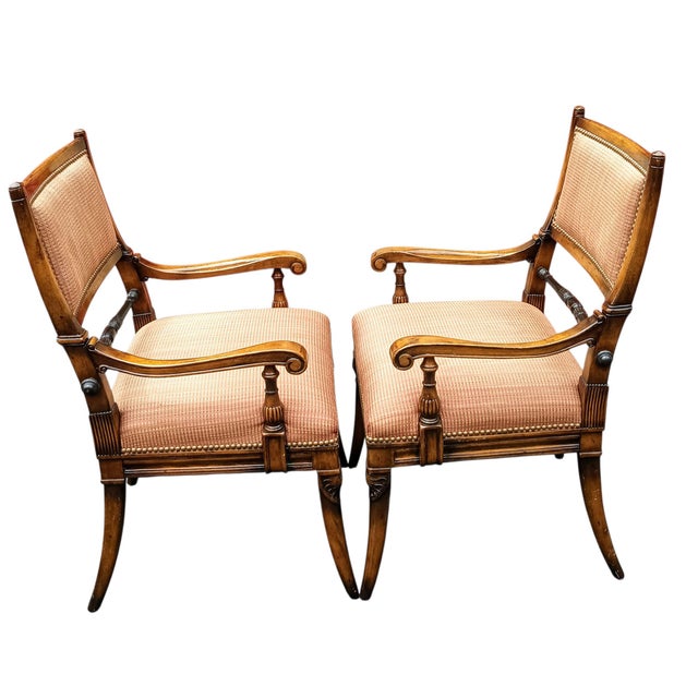 Own a masterpiece of classic American craftsmanship with this Rare Set of Four Antique Hickory White Maple Armchairs....