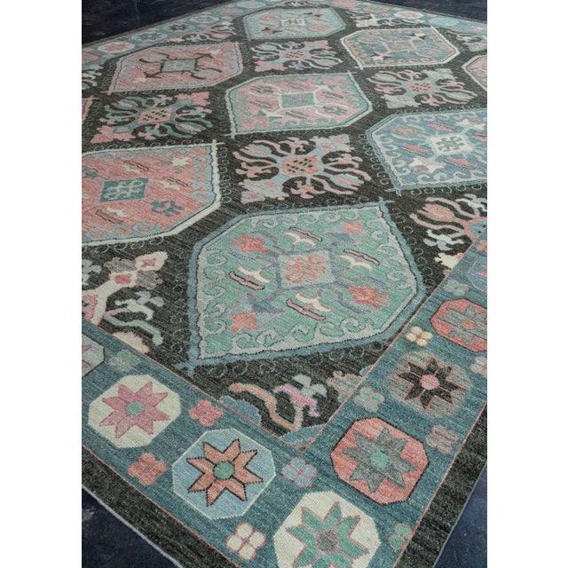 Textile Turkish Oushak Rug 12' x 15'9" #20323 For Sale - Image 7 of 8