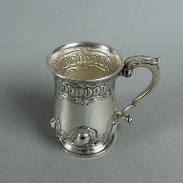 Small Vintage Handcrafted 800 Silver Pourer Carafe, 20th Century For Sale - Image 3 of 11
