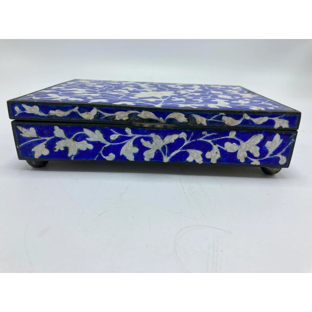 1950s Vintage Enamel Box For Sale - Image 5 of 10