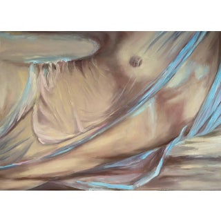 Svitlana Bielokopytova Female Figure — Original Oil Painting on Canvas Ooak, Figurative Art Elegant Wall Art For Sale