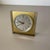 Vintage Hollywood Regency Brass Glass Table Clock from Kienzle, Germany, 1960s For Sale - Image 4 of 16