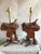 1960s Leather Horse Saddle Lamps on a Horseshoe Base - a Pair For Sale In New York - Image 6 of 12