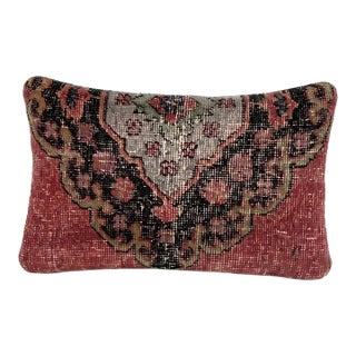 Bohemian Lumbar Rug Pillow Cover 12'' X 19'' For Sale