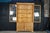 Late 20th Century Rare English Knotty Pine Shallow Glazed Glass China Display Cabinet Cupboard 95" For Sale - Image 14 of 18