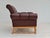 Vintage Danish Leather and Oak Armchair, 1970s For Sale - Image 13 of 18