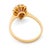 Gold Rubellite and Diamond 14k Yellow Gold Cocktail Ring For Sale - Image 8 of 9