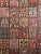 Vintage Persian Bakhtiari Rug, Allover Garden Panel Pattern, Pale Yellow & Red, 5’ X 7’ For Sale - Image 9 of 12