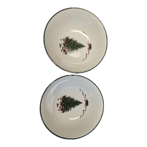 1992 O'Tannenbaum Large Vegetable Server Bowls - A Pair