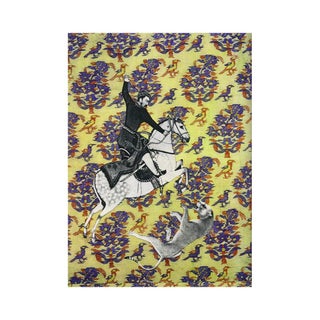 Horses of Apocalypse, Original Pigment Print on Watercolor Paper For Sale