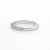 Adolfo Courrier Sapphire Pave Diamond Stacking Ring 18 Karat Gold Jewelry size 5.5 For Sale - Image 4 of 7