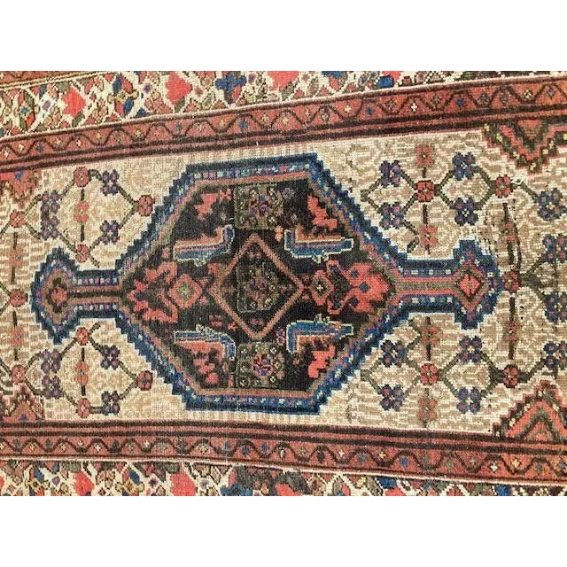 Persian 1900s Vintage Persian Camel Hair Rug For Sale - Image 3 of 7