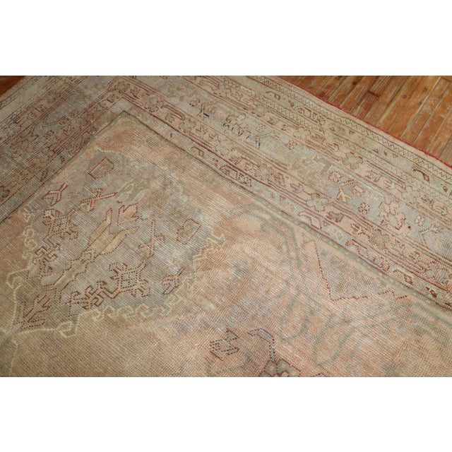 Brown Zabihi Collection Muted Antique Turkish Oushak Rug - 11'2" x 16'5" For Sale - Image 8 of 11