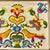 Textile 1930s Vintage Gustavian Arts & Crafts Americana Needlepoint Yarn Sampler, Framed. For Sale - Image 7 of 15