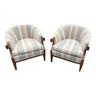 Pair of Chairs by Winsor White/ William Millington for Baker 1954 Continental Collection For Sale