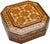 Moroccan Mid 20th Century Handcrafted Moorish Astral-Patterned Mother-of-Pearl Inlaid Box For Sale - Image 3 of 11