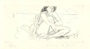 Nu Accroupi - Original Etching by Dunoyer de Segonzac - 1930 1930
