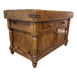 French Butcher Table Ca 1890 For Sale