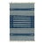 Rug & Kilim's Contemporary Dhurrie Rug with White and Blue Stripes - 10x14 For Sale