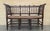 20th Century Catalan Bench in Solid Walnut with Caned Seat, Three Seats For Sale - Image 16 of 18