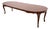 Baker Furniture Style French Provincial Louis XV Carved Cherry Wood Extension Dining Table | Newly Refinished For Sale
