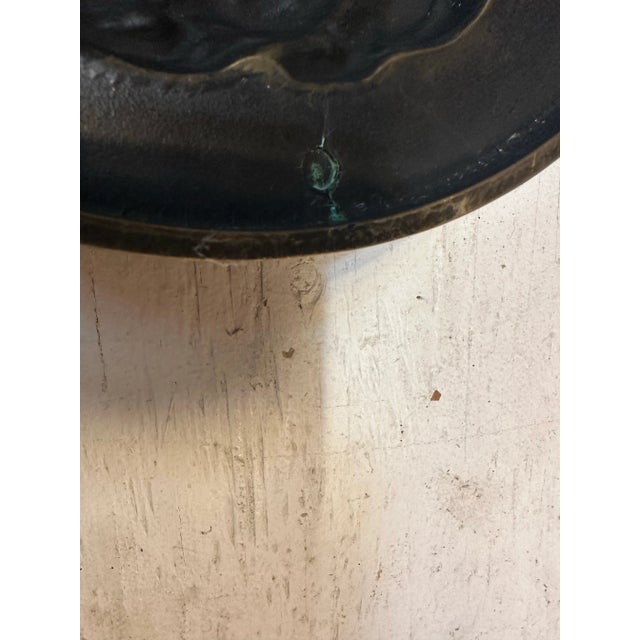 Mid 20th Century Mid 20th Century Brass Lion Door Knocker For Sale - Image 5 of 6