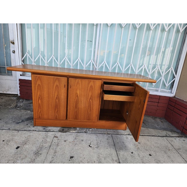 Mid-Century Modern Teak Sideboard For Sale - Image 4 of 12